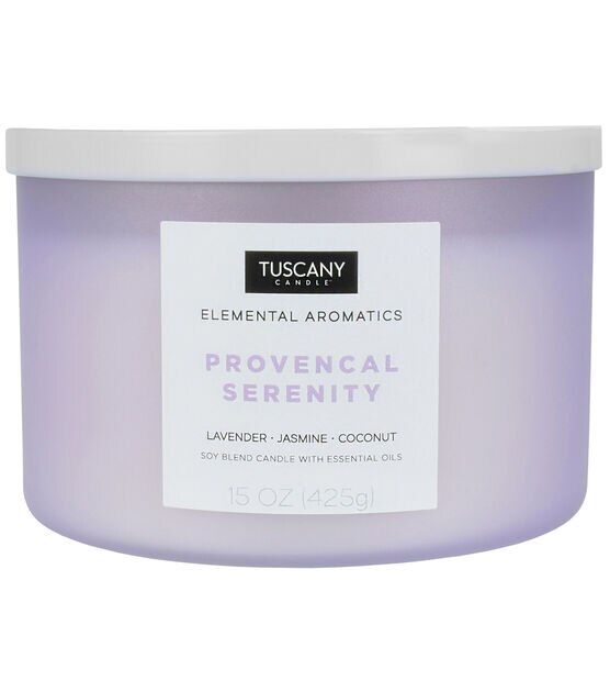 Tuscany Candle Elemental Aromatics Provencal Serenity Scented Jar Candle