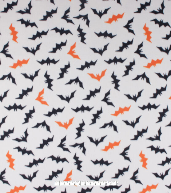 Blizzard Fleece Halloween Bats Fabric, , hi-res, image 4