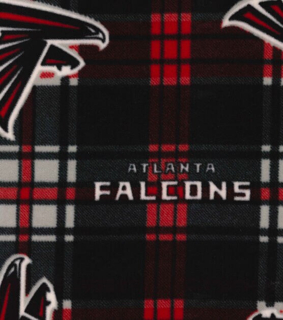 Fabric Traditions Atlanta Falcons Fleece Fabric Plaid, , hi-res, image 2