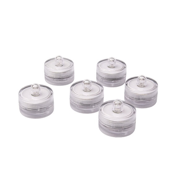 6pc Submersible Tea Lights by Bloom Room, , hi-res, image 2