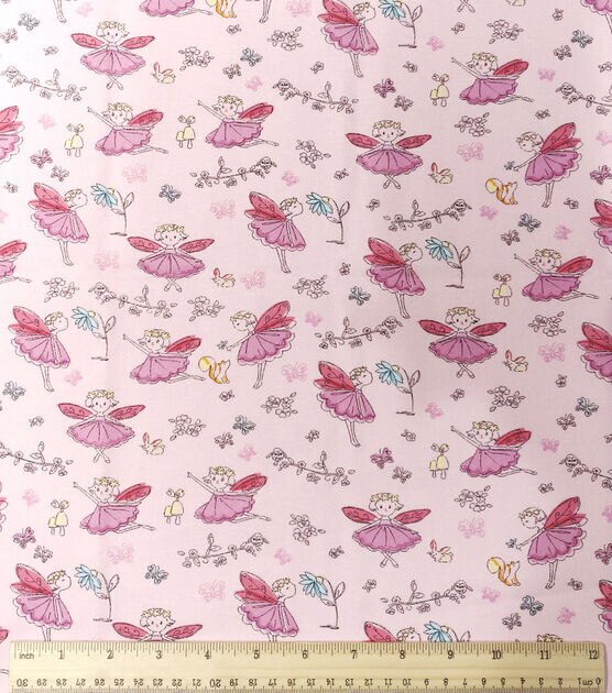 Fairy Princess Novelty Cotton Fabric, , hi-res, image 2