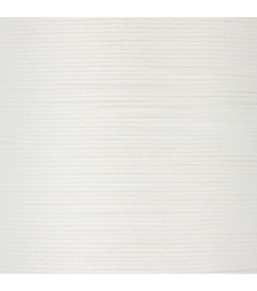 Coats & Clark 200yd Polyester 12wt Outdoor Thread, Coats Outdoor 200yd White, swatch, image 1