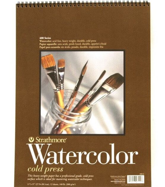 Watercolor Paper Block Pads 11X15