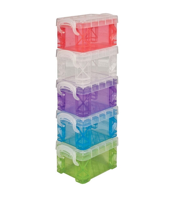 Storage Studios 3" x 2" Assorted Color Super Stacker Pixie Box