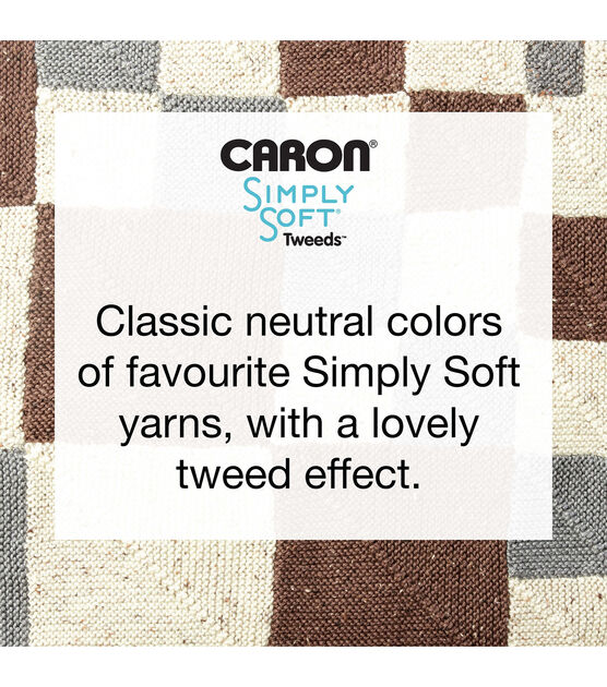 Caron Simply Soft Tweeds 250yds Worsted Acrylic Yarn, , hi-res, image 8