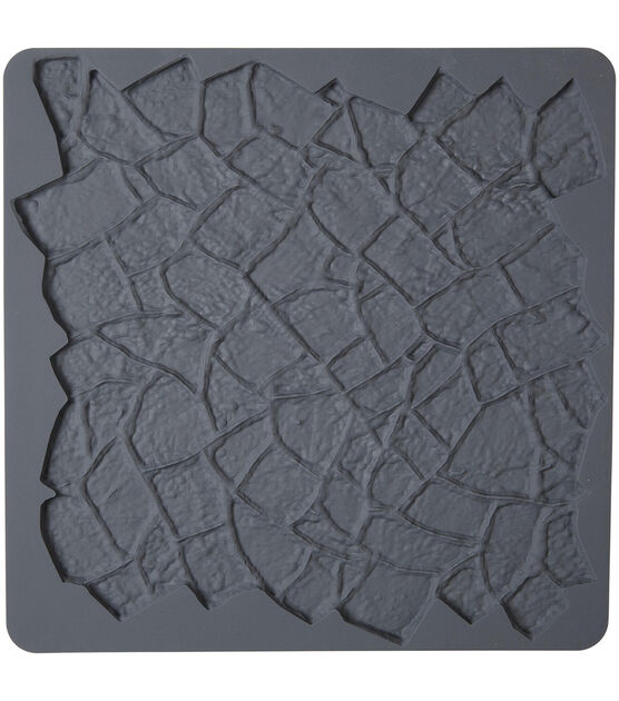 Wilton Silicone Texture Mat 6"X6" 2 Pkg Flagstone & Wood, , hi-res, image 2