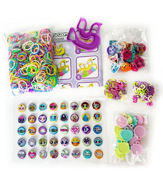 Rainbow Loom® Mega Combo Set™ Loomi-Pals™ & Sticker Pendants Bracelet  Making Kit, Michaels