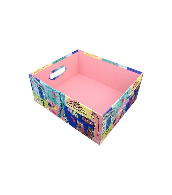 13" City Icons Rectangle Box With Lid & Cutout Handles by Place & Time, , hi-res, image 2