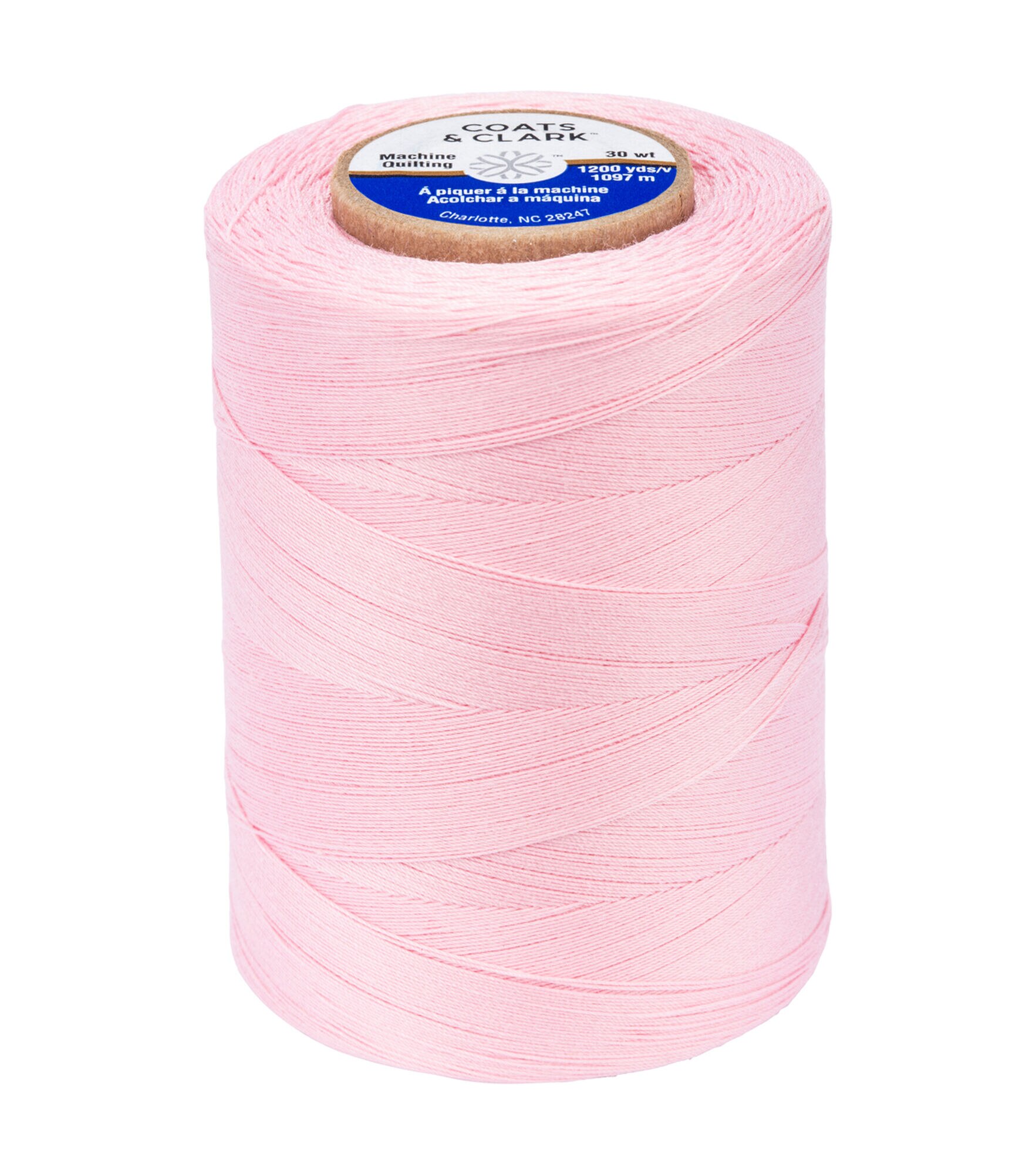 Coats & Clark Machine Quilt Cotton Thread, 0030 Light Pink, hi-res