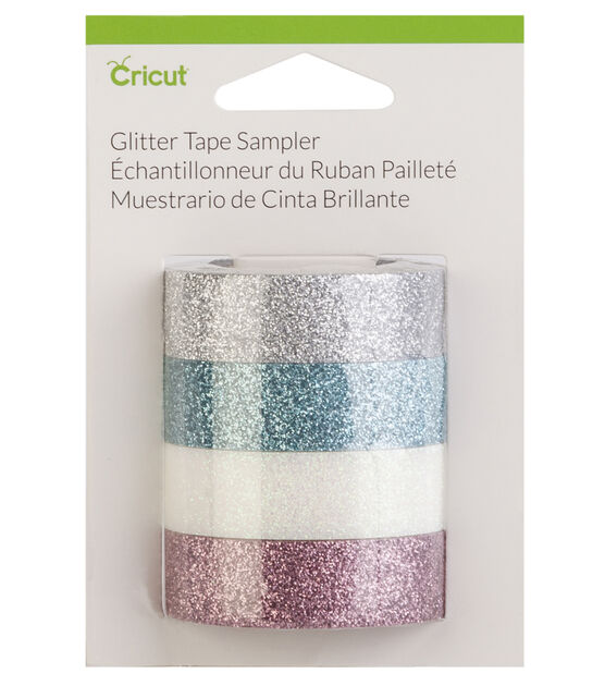 Cricut 0.6" x 5yds Sampler Glitter Tapes 4ct