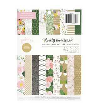 DCWV 36 Sheet 12 x 12 Floral Couture Printed Cardstock