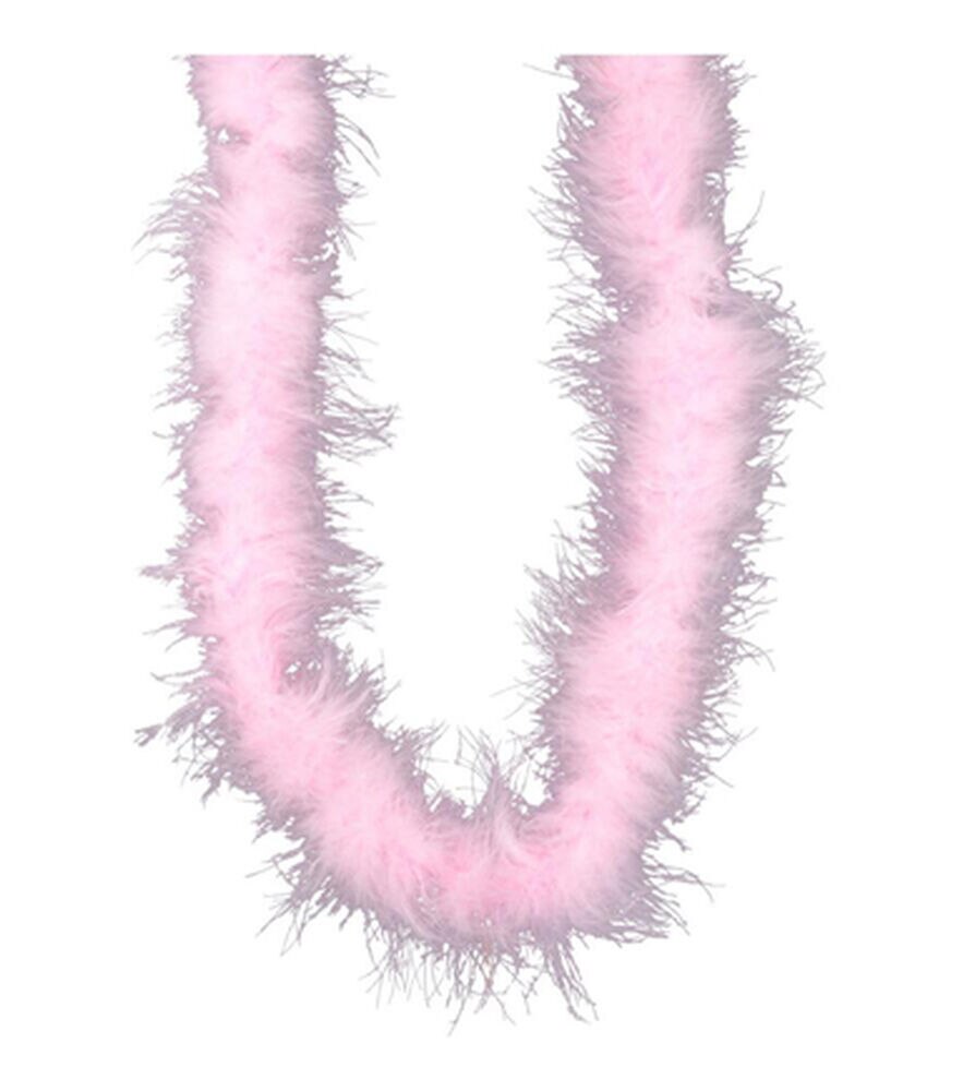 Light Pink Marabou Feather Boa - Feathers - Basic Craft Supplies