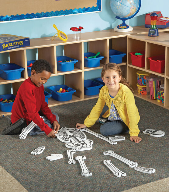 Learning Resources 4' Foam Skeleton Floor Puzzle 15pc, , hi-res, image 4