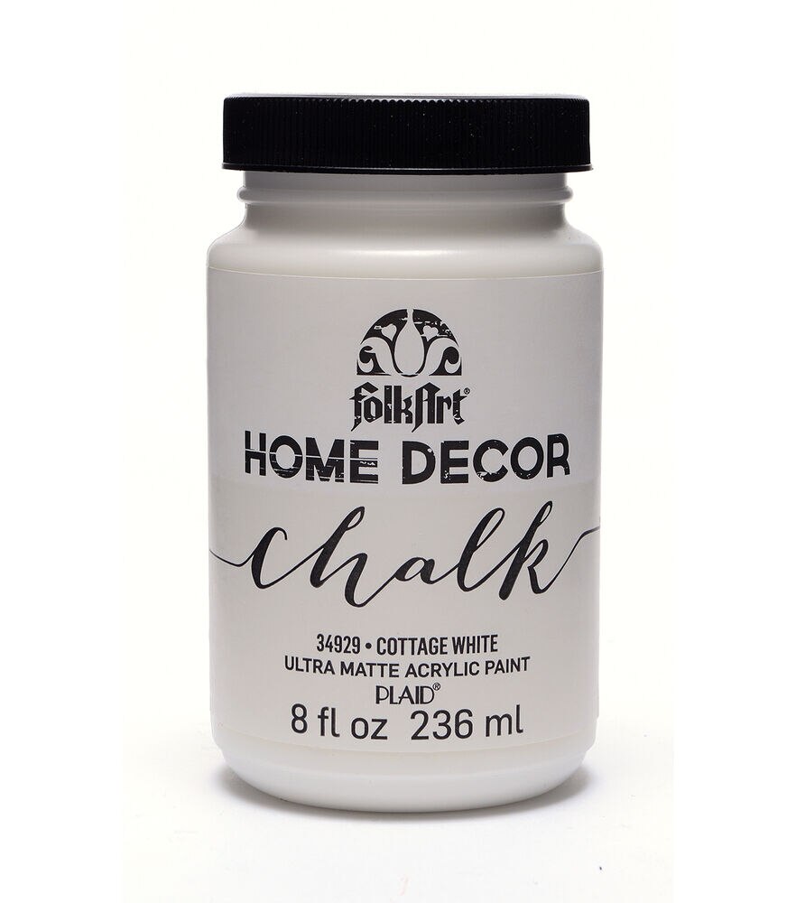 Colorantic Vintage Furniture Chalk Based Paint for DIY Home Decor Craft Art  (Cotton Ball, 16 oz)