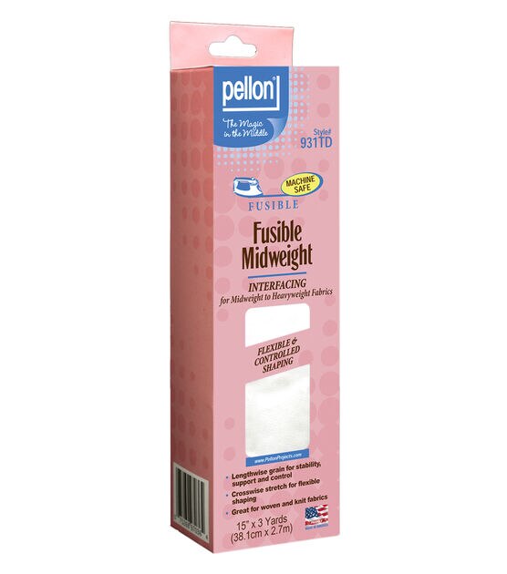 Pellon 931TD Midweight 15" x 3yd Fusible Interfacing