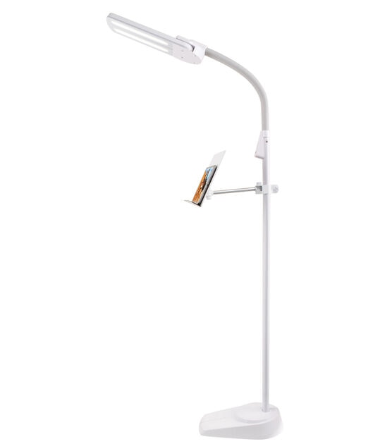 OttLite 62" Dual Shade Adjustable LED Floor Lamp With USB, , hi-res, image 2