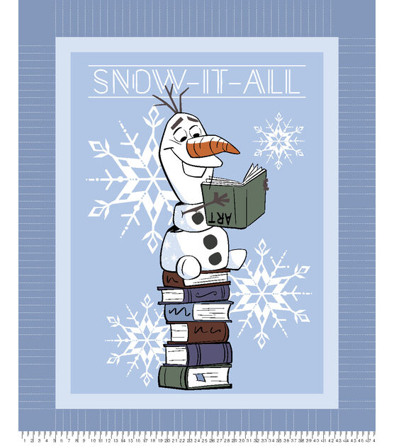 Disney Frozen 2 No Sew Fleece Throw 48" Olaf Snow It All
