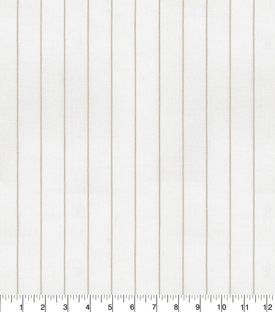 P/Kaufmann Drapery Fabric 56'' Linen Linet Stripe