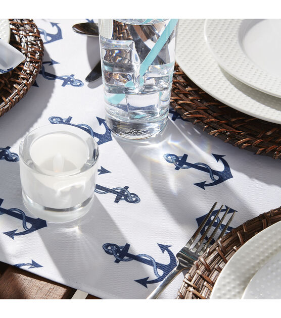 Design Imports Anchors Outdoor Table Runner, , hi-res, image 3