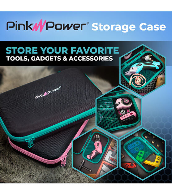 Pink Power 10in Aqua Splash Storage Case, , hi-res, image 8