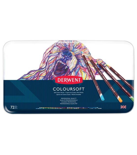 Derwent Coloursoft Pencil Set, 72pc