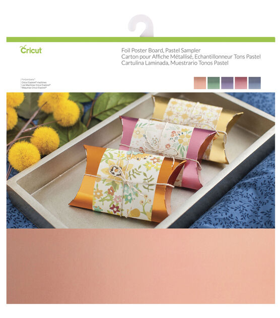 Cricut 12 x 12 Pastel Foil Poster Boards 10ct