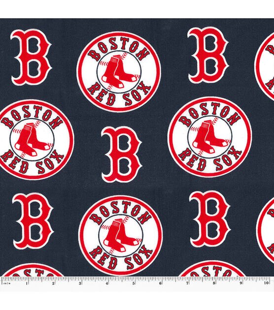 Fabric Traditions Boston Red Sox Cotton Fabric Blue