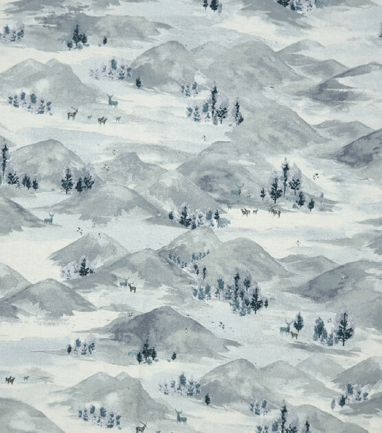 Mountains Super Snuggle Flannel Fabric, , hi-res, image 2