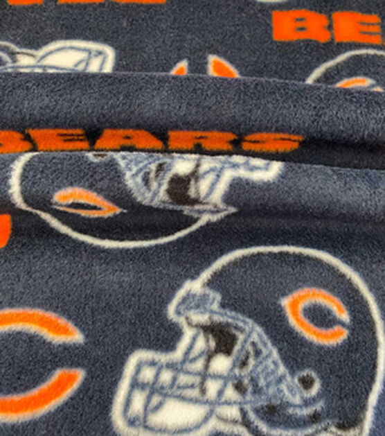 Fabric Traditions Chicago Bears Fleece Fabric Tossed, , hi-res, image 3