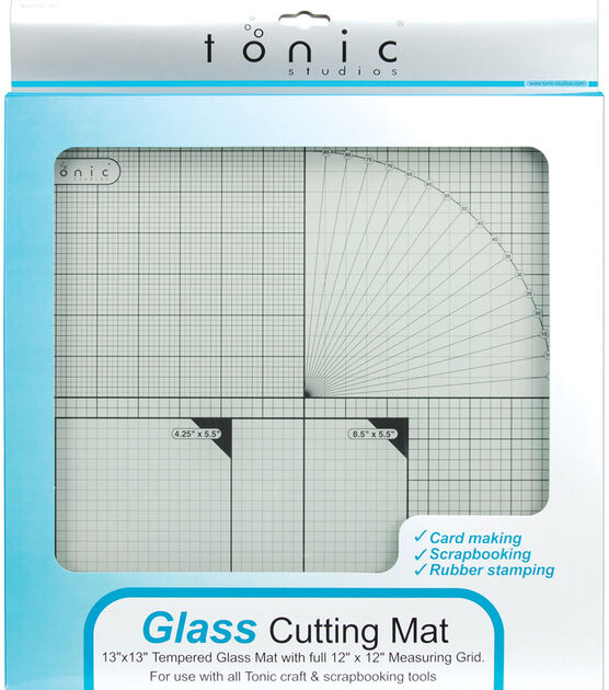 Tonic Studios Tempered Glass Cutting Mat - 12x12