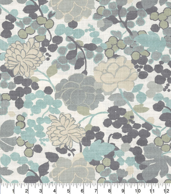 Novogratz Upholstery Fabric Blossom Grey