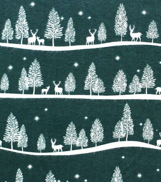 Woodland Landscape Super Snuggle Flannel Fabric