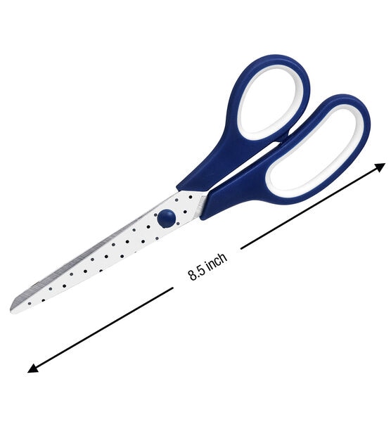 Navy Poka Dot Multipurpose Scissors by Top Notch, , hi-res, image 2
