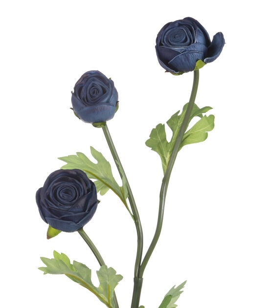 24.5" Blue Ranunculus Stem by Bloom Room, , hi-res, image 2