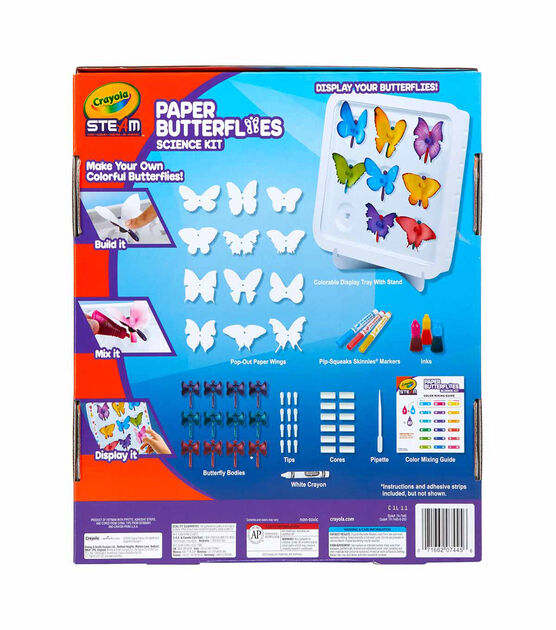Crayola Paper Butterflies STEAM Science Kit, , hi-res, image 4
