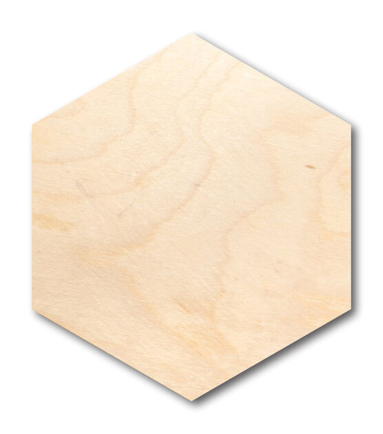 45 Pieces 3.5 x 3 Inch Unfinished Hexagon Wood Pieces Blank Wood Hexag –  WoodArtSupply