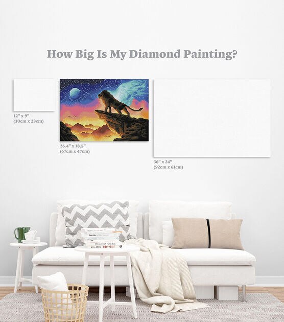 Diamond Art Club 18.5" x 26.5" Free Like A Bird Painting Kit, , hi-res, image 4