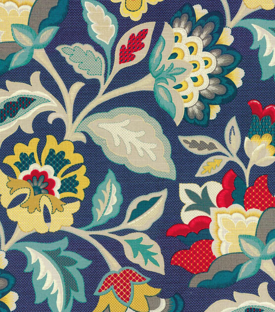 Waverly Upholstery Fabric 54" Katia Adriatic