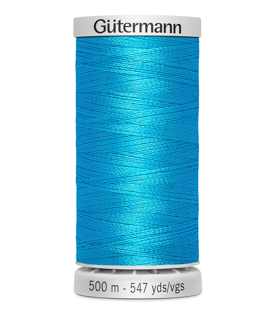 Gutermann 500M Dekor Thread, 7251 Angel Blue, swatch