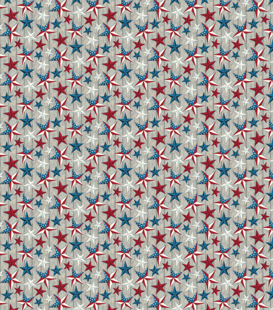 Susan Winget Premium Quilt Patriotic Texas Stars Cotton Fabric