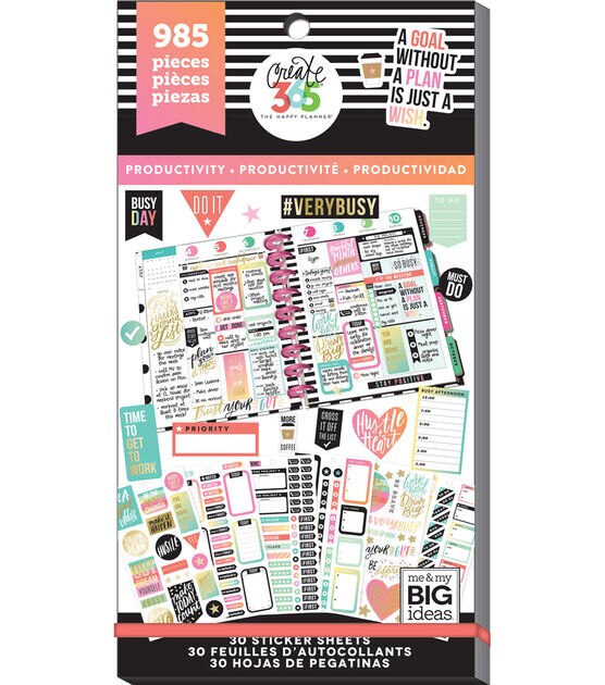 Free Happy Planner Stickers With Cricut - Through My Front Porch