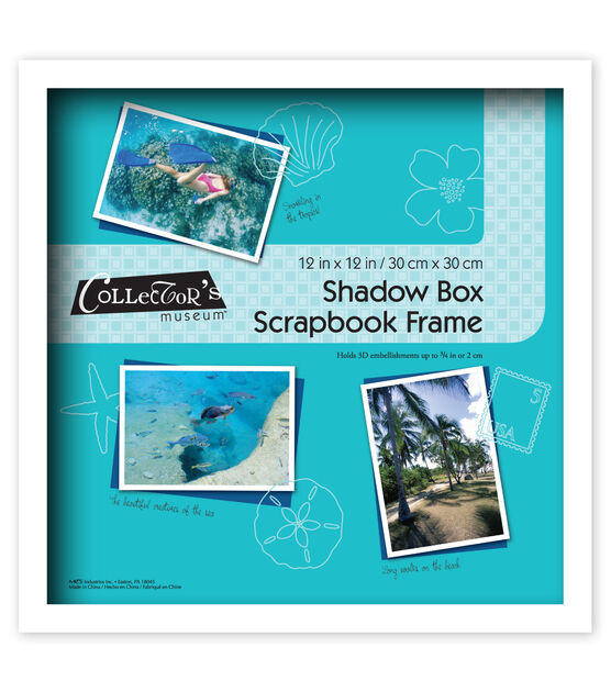 Collector's Museum 12" x 12" Shadow Bo x  Scrapbook Frame