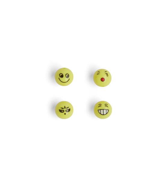 POP! Possibilities 14mm Beads - Emoji on Yellow | JOANN