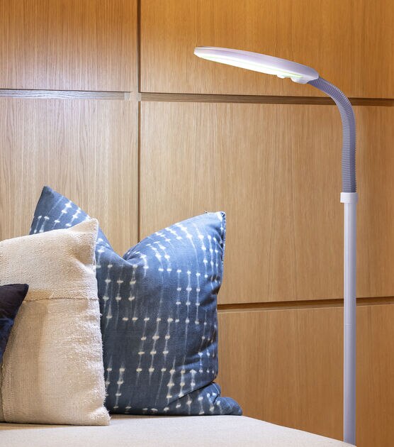 Brightech Litespan Slim LED Floor Lamp - White, , hi-res, image 6