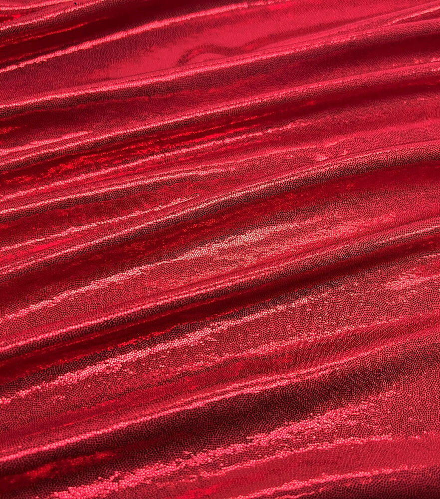 Swim & Dance Knit Mystique Fabric, Volcano Red, swatch, image 12