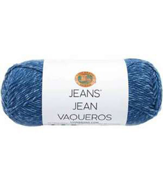 Lion Brand Jeans 246yds Worsted Acrylic Yarn, , hi-res, image 1