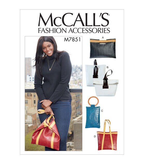 McCall's M7851 Bags Sewing Pattern