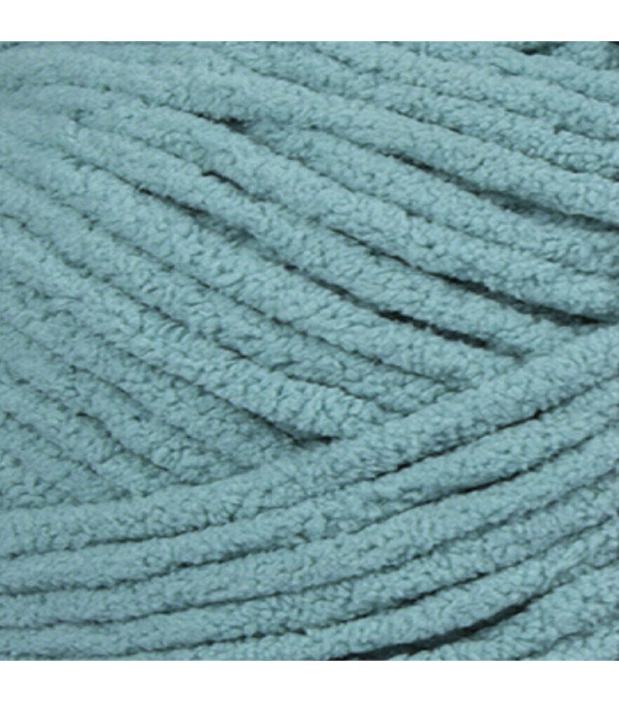 Bernat Big Ball Blanket 220yds Super Bulky Polyester Yarn, Teal, swatch, image 15