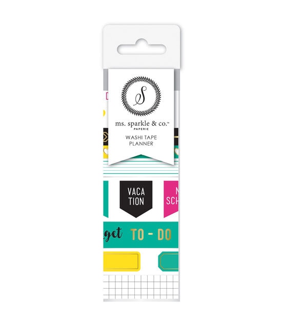 Ms. Sparkle & Co. 9 pk Washi Tapes Planner
