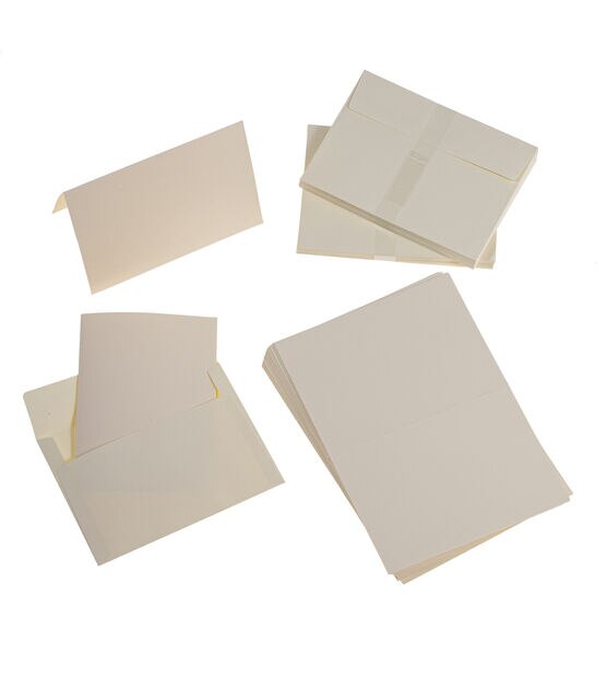 50ct Ivory A7 Cards & Envelopes by Park Lane, , hi-res, image 2